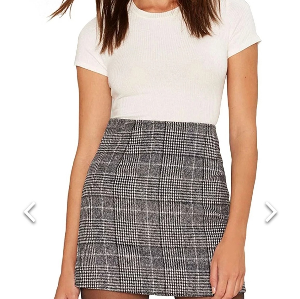 Plaid Mini Skirt